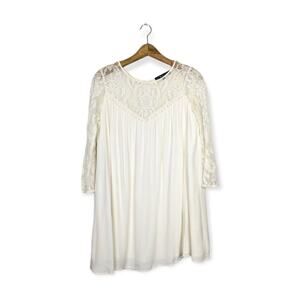 For Love & Lemons Ivory Bonita Lace Dress Size S